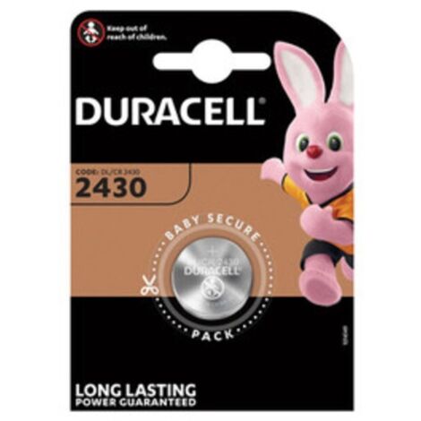 DURACELL BATTERIA A BOTTONE CR2430 BL 1 PZ