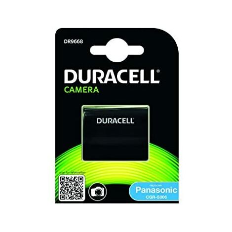 Duracell - Batterie - Li-Ion - 0.7 Ah - noir - pour Panasonic Lumix DMC-FZ18, FZ28, FZ50, FZ8EB-K, FZ8EB-S, FZ8EG-K, FZ8EG-S, FZ8K, FZ8P