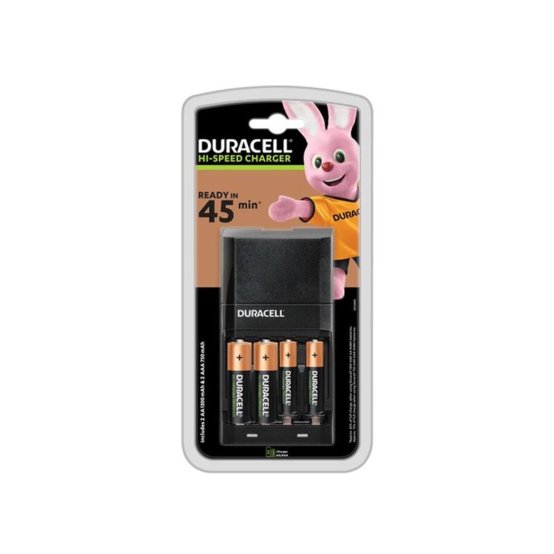 Duracell S6374 S6374 Hi-Speed Charger with Batteries DURS6374