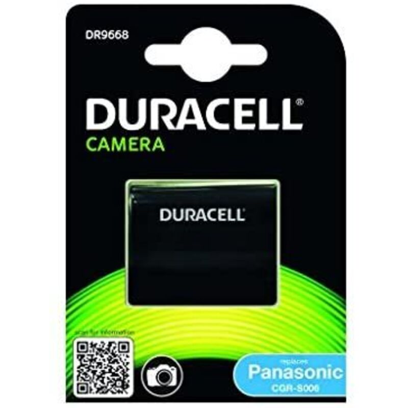 Duracell - Batterie - Li-Ion - 0.7 Ah - noir - pour Panasonic Lumix DMC-FZ18, FZ28, FZ50, FZ8EB-K, FZ8EB-S, FZ8EG-K, FZ8EG-S, FZ8K, FZ8P
