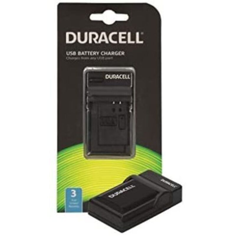 Duracell - Chargeur de batterie usb - noir - pour Z-Cam E2C Blackmagic Micro Studio Camera 4K Canon eos 5D, 5DS, 60, 6D, 70, 7D, 90