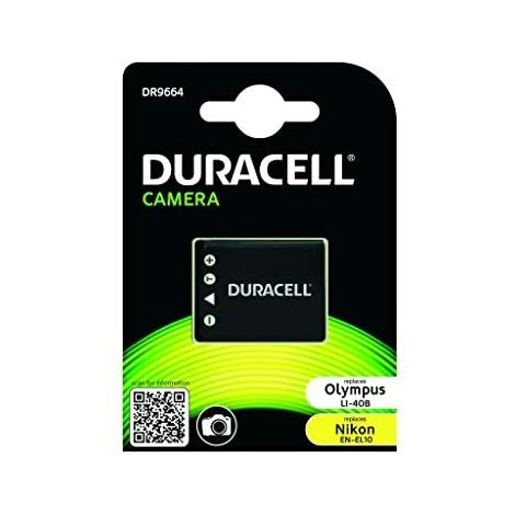 Duracell DR9618 - Batería para cámara Digital 3.7 V, 650 mAh (reemplaza batería Original de Fujifilm NP-40)