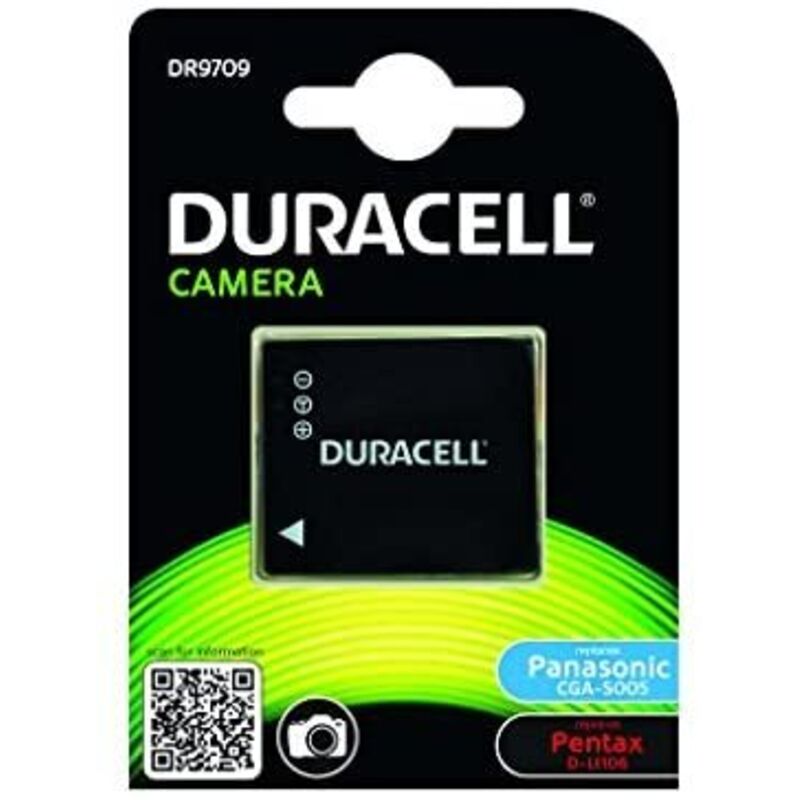 Duracell - Batterie - Li-Ion - 1 Ah - noir - pour Panasonic Lumix DMC-FX01, FX07, FX10, FX100, FX12, FX3EB-K, FX50, FX8GK, FX9EG, LX2EB-K