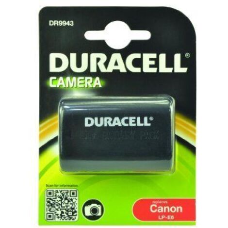 Duracell DR9943 - Batterie - Li-Ion - 1400 mAh - für Z-Cam E2C Blackmagic Micro Studio Camera 4K Canon EOS 5D, 5DS, 60, 6D, 70, 7D, 90