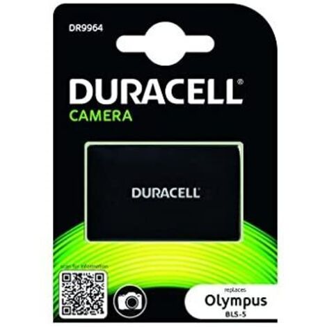 Duracell DR9964 - Batteria - Li-Ion - 1000 mAh - per Olympus PEN-F OM-D E-M10 PEN E-P5, E-PL5, E-PL6, E-PL7, E-PL8, E-PM1, E-PM2 Stylus 1