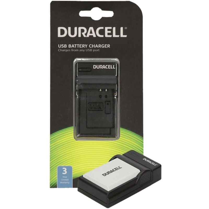 Duracell - Chargeur de batterie usb - noir - pour Nikon Coolpix P100, P3, P4, P500, P5000, P510, P5100, P520, P530, P6000, P80, P90, S10