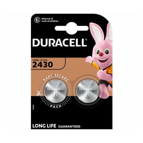 DURACELL Duracell Battery Lithium, CR2430, 3V - Electronics, Blister (2-Pack) (152090)