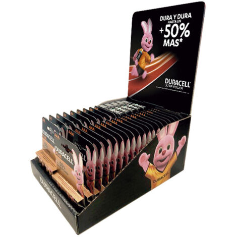 DURACELL EXPOSITOR 40 BLISTER (20 X4. AAA + 20 X4. AA)=IBAMJ17