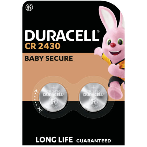 Duracell Knopfzelle CR 2430 3 V 2 St. 300 mAh Lithium DL2430