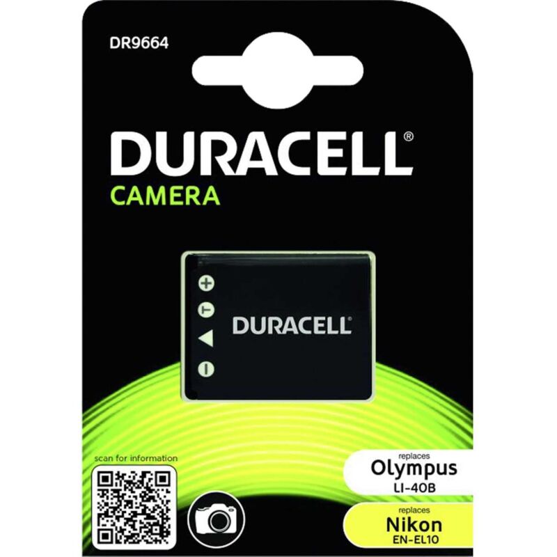 Duracell - Batterie - Li-Ion - 0.63 Ah - noir - pour Olympus C-25, C-540, C-560, C-570, X-825, X-830, X-865, X-905 µ[MJU 720 camedia D-630