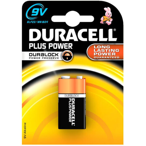 Duracell Long Lasting Power Battery Alkaline 9v Transistor Battery