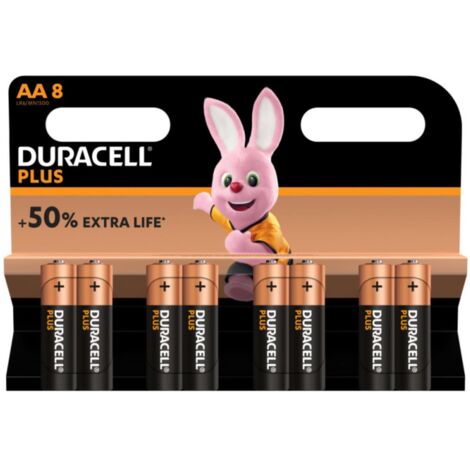 Duracell MN 1500 Plus Power Mignon Blister de 8 unidades