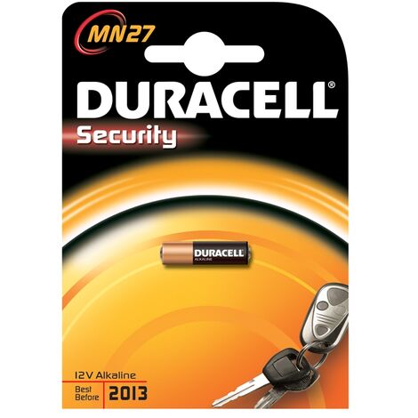 Duracell – Pile alcaline 12 V MN27 – Technologie de charge 4 ans – Pour dispositifs d'éclairage – Performance durable