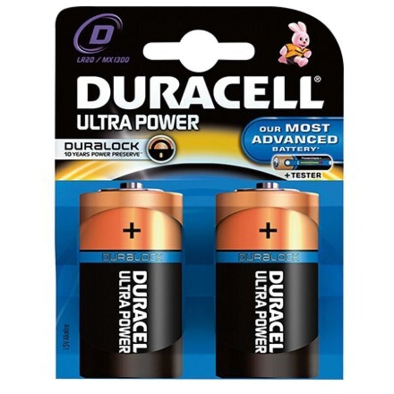 Pile Duracell Ultra Power D K2 m. Powercheck