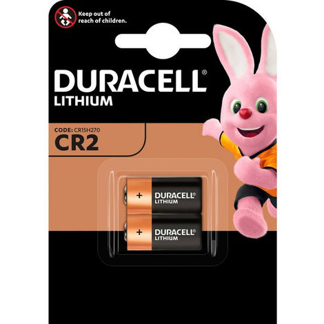 DURACELL Pile Lithium ULTRA Photo, CR2, 3 V, 2 pièces en blister (030480)