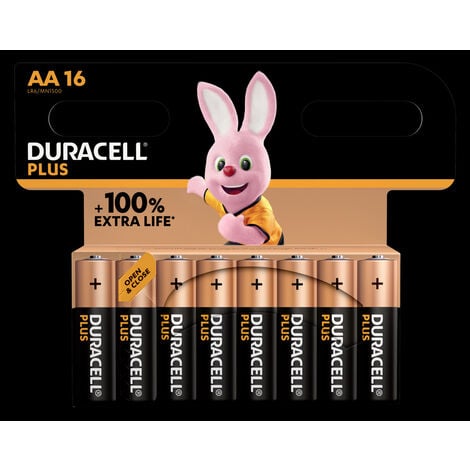 Duracell Plus-AA CP16 Mignon (AA)-Batterie Alkali-Mangan 1.5 V 16 St.