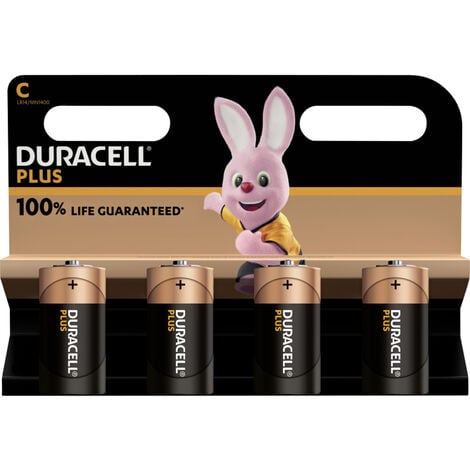 DURACELL Plus-C K4 Baby (C)-Batterie Alkali-Mangan 1.5 V 4 St.