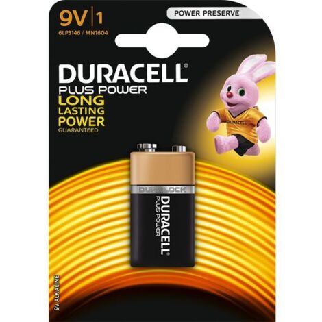 Duracell plus power 6lr61 piles alcalines 9v pack-1