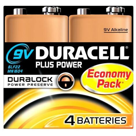 Duracell Plus Power Batteria monouso Alcalino 9V