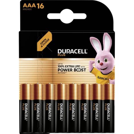 Duracell Plus Power Boost MN2400 Pile LR3 (AAA) 1.5 V 16 pc(s) W122603