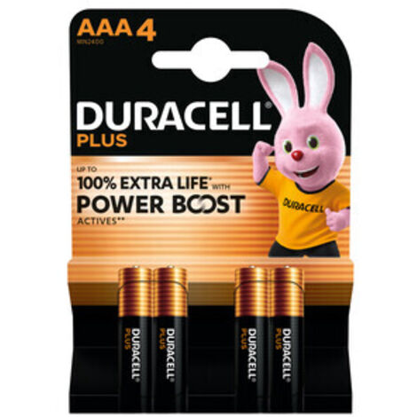 DURACELL PLUS POWERBOOST  M/STILO 4 PZ MN2400- 10,0 blister