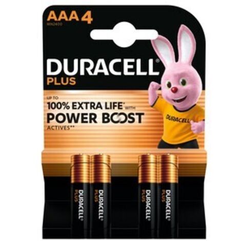 DURACELL PLUS POWERBOOST M/STILO 4 PZ MN2400