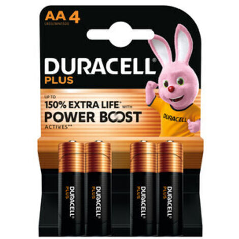 DURACELL PLUS POWERBOOST  STILO 4 PZ MN1500- 20,0 blister