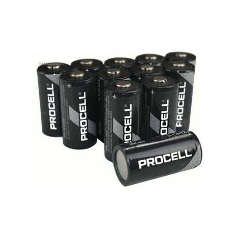 Duracell Procell Box 10pz Batteria CR123A 3V litio CR123 DL123A 5018LC EL123A 6205 CR17345