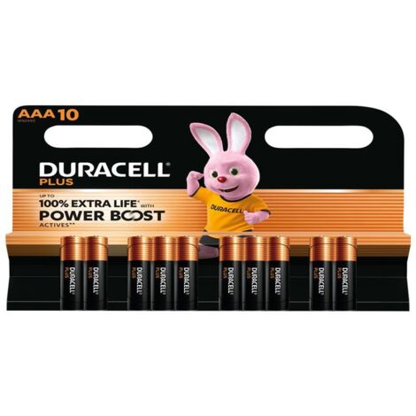 Duracell S30949 AAA Cell Plus with Power Boost Batteries (Pack 10) DURAAAPB10