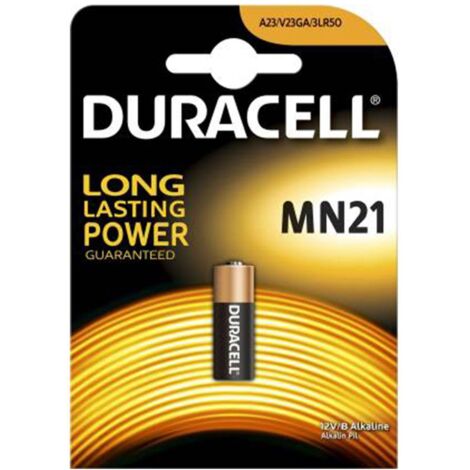 Duracell S5738 MN21 A23 LRV08 Battery (Pack 2) DURMN21