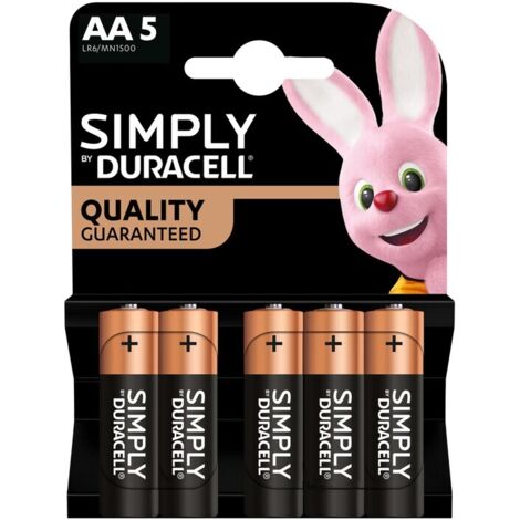 DURACELL SIMPLY ALCALINA STILO 5 PZ