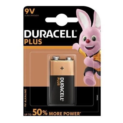 DURACELL SIMPLY BATTERIA PLUS DA 9 VOLT 1 PEZZO