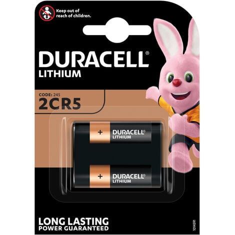 Duracell Ultra DL 245A 2CR5 / 6 Volt Lithium-Fotobatterie (1er Blister)