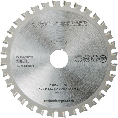 Duracut St Ext.125mm Z.32 Bohr.20mm Rothenberger Sega lama