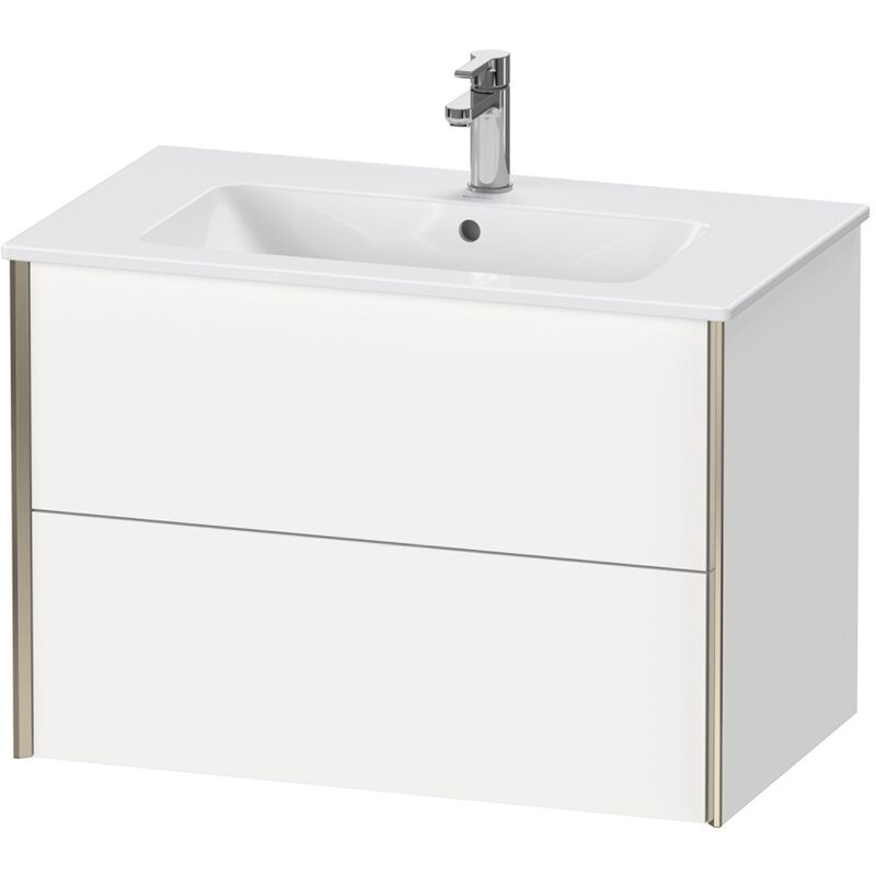 

Durait XViu 4126 Módulo mural, 2 cajones, para lavabo ME by Starck 233683, 810x480 mm, Color (frente/cuerpo): champagne plata mate/pino - XV41260B131