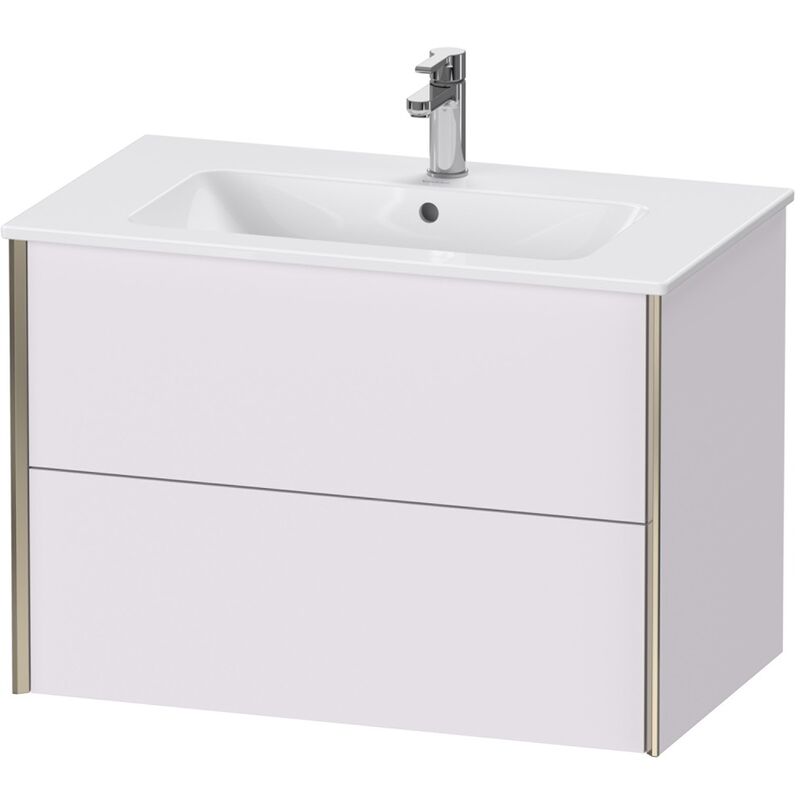 

Durait XViu 4126 Módulo mural, 2 cajones, para lavabo ME by Starck 233683, 810x480 mm, Color (frente/cuerpo): champán mate/blanco lila sm.