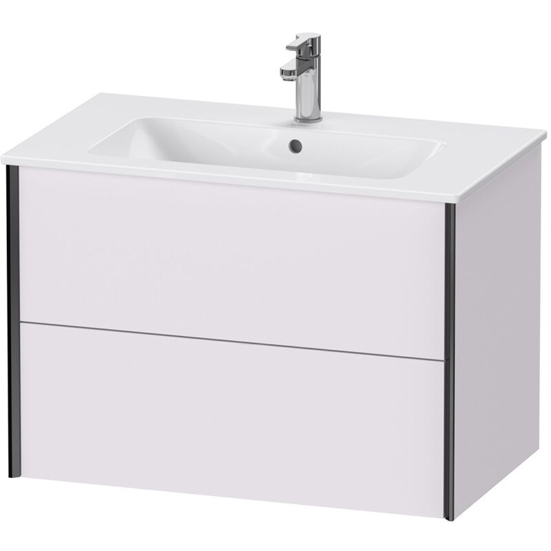 

Durait XViu 4126 Módulo mural, 2 cajones, para lavabo ME by Starck 233683, 810x480 mm, Color (frente/cuerpo): negro mate/blanco lila sm. - XV41260B287