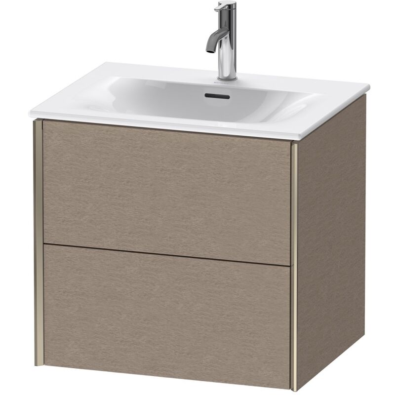 

Durait XViu 4132 Módulo mural, 2 cajones, para lavabo Viu 234463, 610x480 mm, Color (frente/cuerpo): champán mate/roble cachemir - XV41320B111