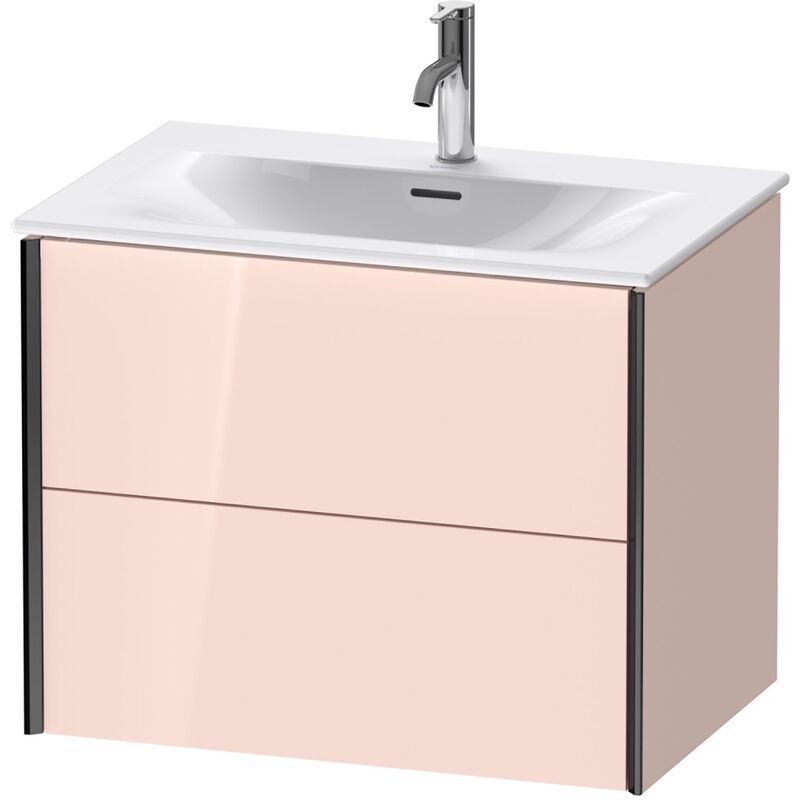 

Durait XViu 4133 Mueble bajo encimera, 2 cajones, para lavabo Viu 234473, 710x480 mm, Color (frente/cuerpo): negro mate/perla de ricotta hgl.