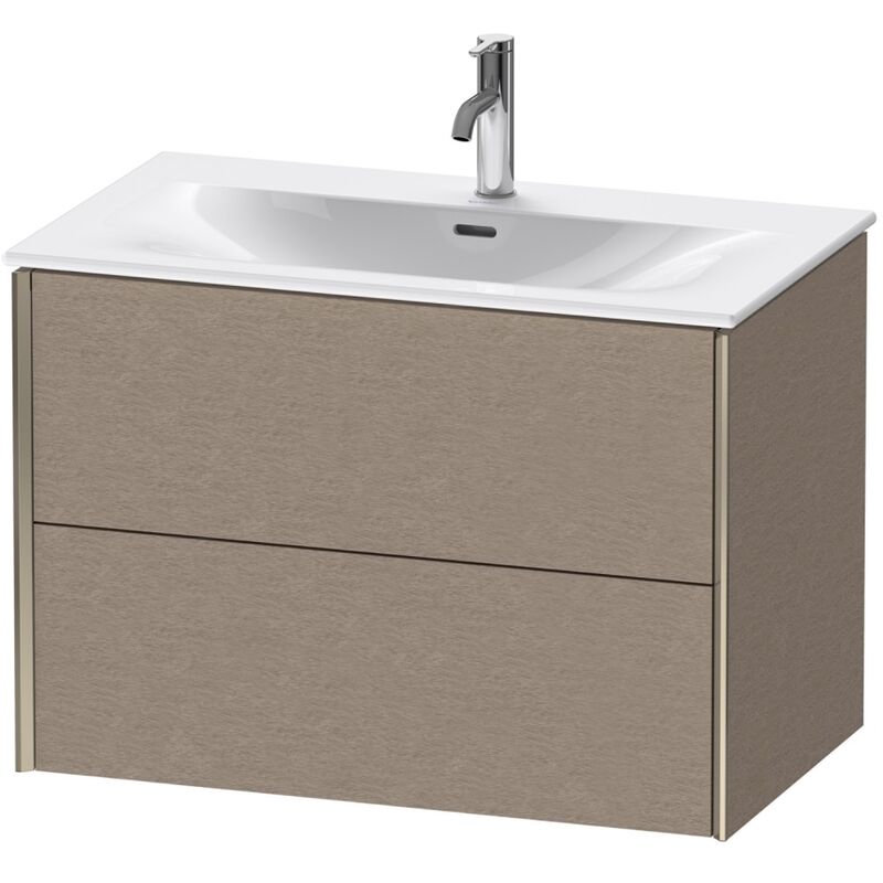 

Durait XViu 4134 Mueble bajo encimera, 2 cajones, para lavabo Viu 234483, 810x480 mm, Color (frente/cuerpo): champán mate/roble cachemir - XV41340B111