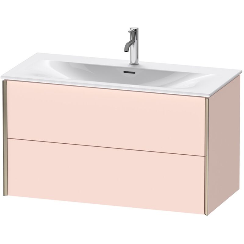 

Durait XViu 4135 Mueble bajo encimera, 2 cajones, para lavabo Viu 234410, 1010x480 mm, Color (frente/cuerpo): champán mate / perla de alcachofa sm.