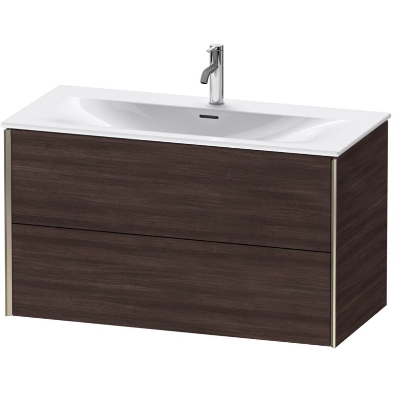 

Durait XViu 4135 Mueble bajo encimera, 2 cajones, para lavabo Viu 234410, 1010x480 mm, Color (frente/cuerpo): champán mate/castaño oscuro