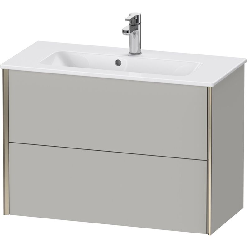 

Durait XViu 4179 Módulo mural, 2 cajones, para lavabo ME by Starck 234283, 810x390 mm, Color (frente/cuerpo): champán mate/hormigón gris mate