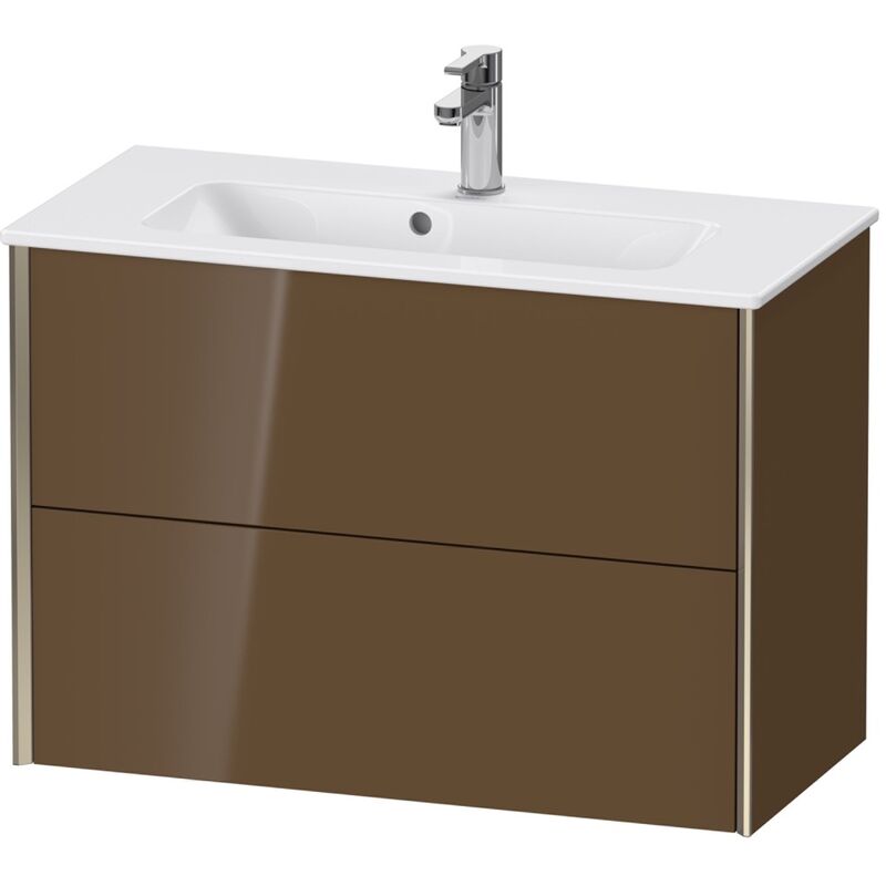 

Durait XViu 4179 Módulo mural, 2 cajones, para lavabo ME by Starck 234283, 810x390 mm, Color (frente/cuerpo): champán mate / marrón oliva hgl.