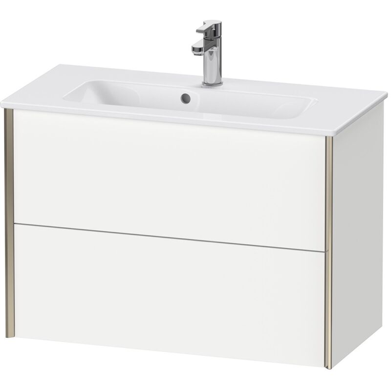 

Durait XViu 4179 Módulo mural, 2 cajones, para lavabo ME by Starck 234283, 810x390 mm, Color (frente/cuerpo): champagner mate/eiche geb oscuro.