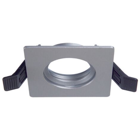 Duralamp Foco empotrado cuadrado gris IP65 ZKR65QG