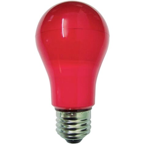 Duralamp Led Gota Bombilla 6W E27 Conexión IP20 Rojo LA55R