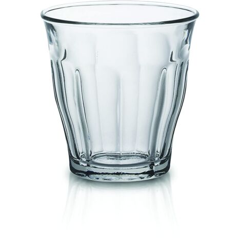 Duralex 1025Ab06 / 6 Picardie Vetro acqua senza riempimento, 160ml, confezione da 6