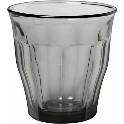 Duralex Set 4 Vasos Vidrio Templado 36cl Apilables, Pack Vasos Cocina Resistentes para Agua Zumo Refresco, Uso Diario, Colores Surtidos Colección Picardie