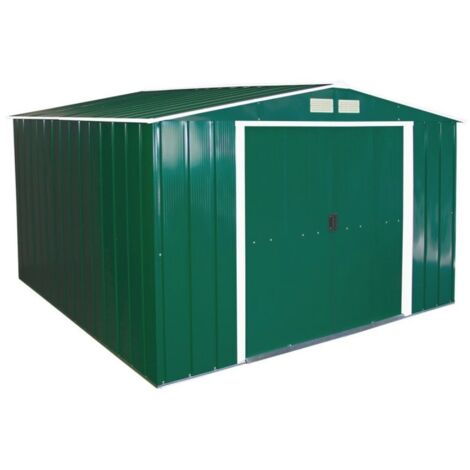 Duramax - Abri de jardin en métal vert pin 9,69 m2 - DUVP1010PR